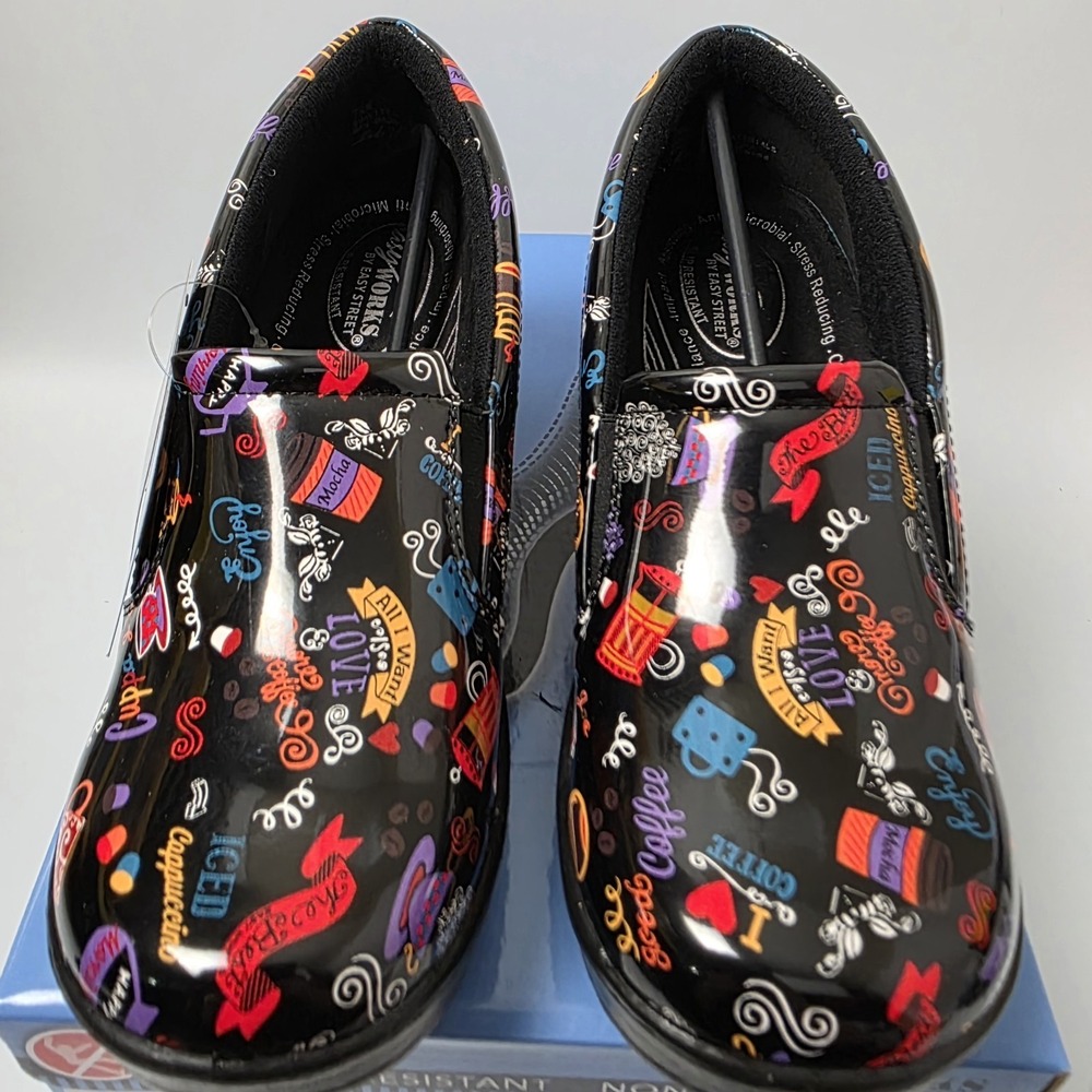NEW Women's Easy Works By Easy Street Leeza Hot Coffee Black Size 7.5M #922 - Picture 2 of 10